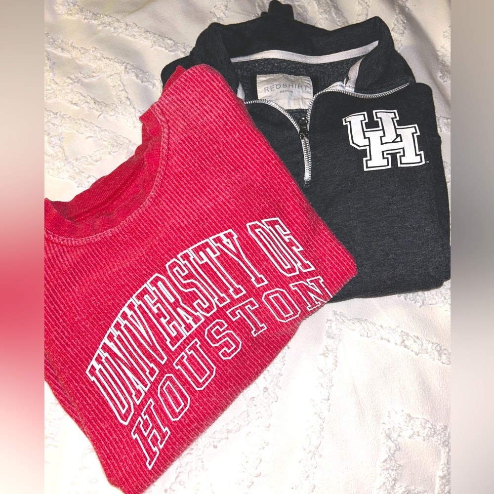 University of Houston sweatshirts: Set of two